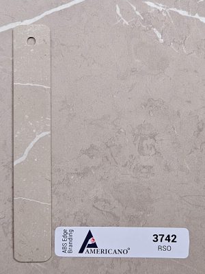 3742 RSO Pietra-Balsam Brown is used as edge tap or banding for wall cabinet, wall panels, surface countertops, table countertop, kitchen cabinet, home furniture, office furniture & Tv cabinet.