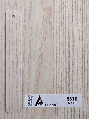 5310 MAT White Ash Edge Band is used as edge tap or banding for wall cabinet, wall panels, surface countertops, table countertop, kitchen cabinet, home furniture, office furniture & Tv cabinet.