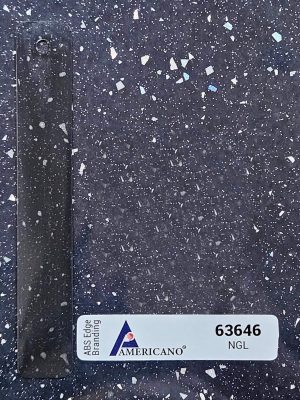 63646 NGL Orion Black Edge Band is used as edge tap or banding for wall cabinet, wall panels, surface countertops, table countertop, kitchen cabinet, home furniture, office furniture & Tv cabinet.